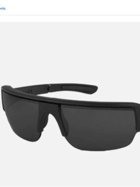 New in Box Popticals PopGun Golf Series Matte Black Polarized Gray Lenses